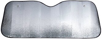 Шторка солнцезащитная 70 см на лобовое стекло, 140г/м2, серая (70*135 см) (ASPS-70-02) AIRLINE
