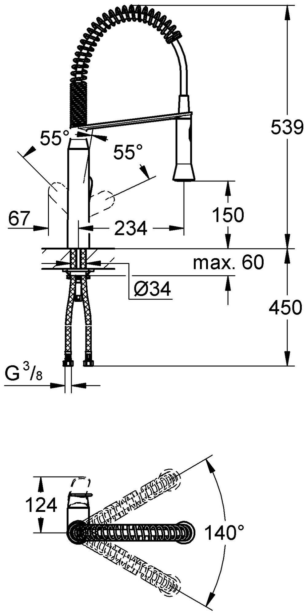 GROHE K7 (31379000) - фото №3