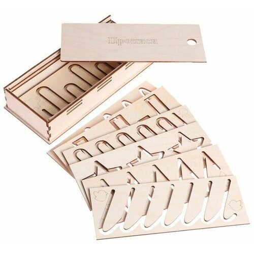 Трафарет для творчества 7х20 см Линии Дерево 1694₽