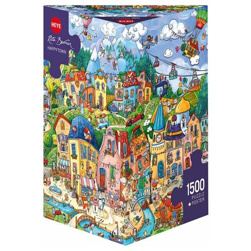 Пазл Heye Puzzle + Poster Счастливый город, Berman (29744), 1500 дет.
