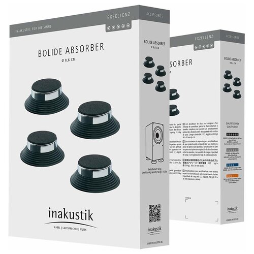 Демпфер Inakustik 008550 Exzellenz Bolide Absorber Chrome 4-Set