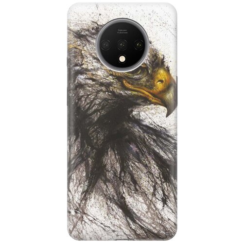 фото Re:paчехол - накладка artcolor для oneplus 7t с принтом "ястреб"