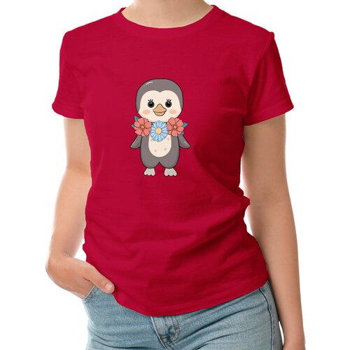 фото Футболка roly, размер s, красный