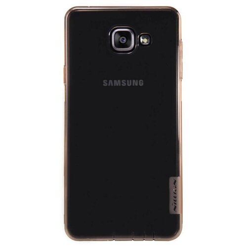 Накладка Nillkin Nature TPU Case силиконовая для Samsung Galaxy A7 (2016) A710 прозрачно-золотая накладка nillkin nature tpu case силиконовая для samsung galaxy j7 prime g610 on7 2016 прозрачно золотая