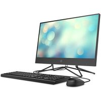 21.5" Моноблок HP 200 G4 - 21.5" 1C7L8ES, 1920x1080, Intel Core i5-10210U 1.6 ГГц, RAM 8 ГБ, SSD 256 ГБ, Intel UHD Graphics 620, DOS, черный