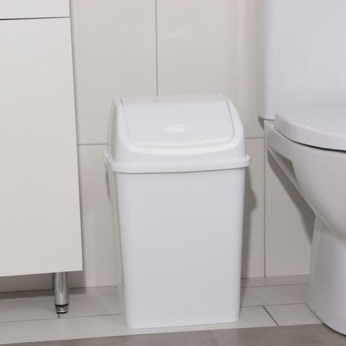 Контейнер для мусора Камелия 18 л цвет белый 1611₽