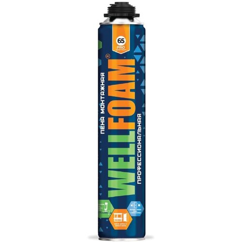 Пена монтажная профессиональная всесезонная PRO 65 premium