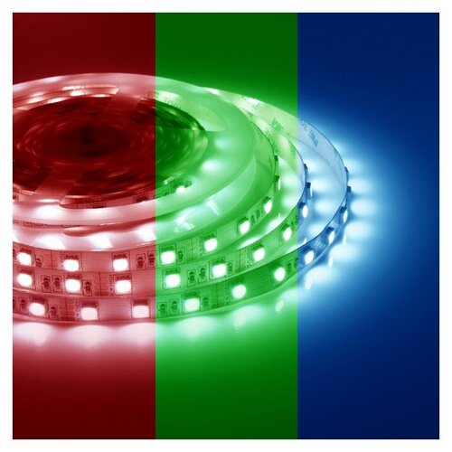 Лента светодиодная в блистере APEYRON 12В, 14,4 , smd 5050, 60 д/м, IP20, 5м. RGB 17BL