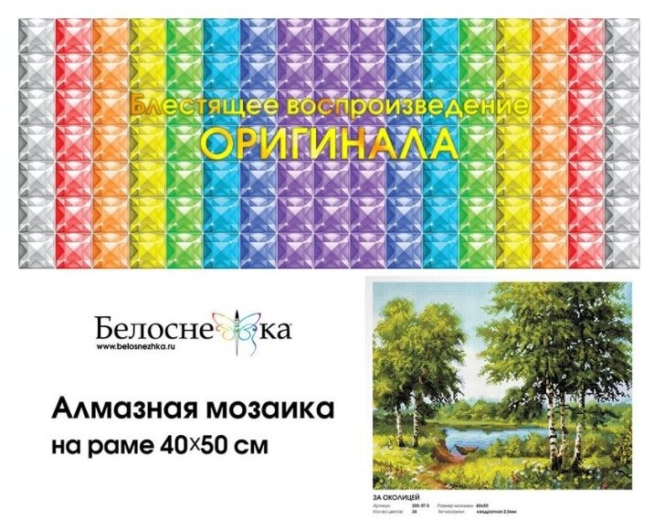 Алмазная вышивка 305-ST-S За околицей Белоснежка - фото №14