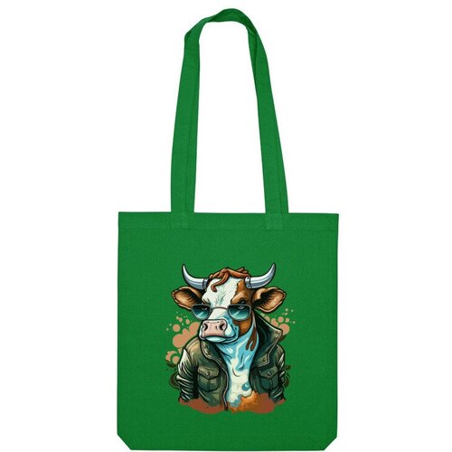 фото Сумка шоппер us basic, зеленый