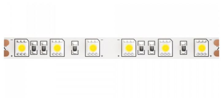 5м. Светодиодная лента белого цвета 4000К, 14,4W, 24V, 60LED, IP20 Led strip Maytoni 10169 - фото №9