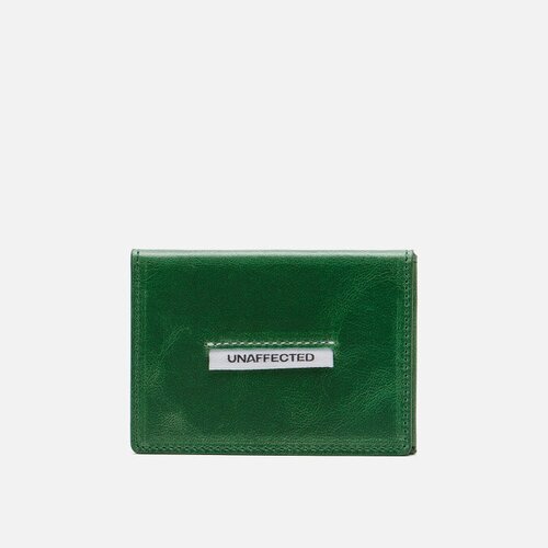 Кредитница UNAFFECTED, натуральная кожа, зеленый