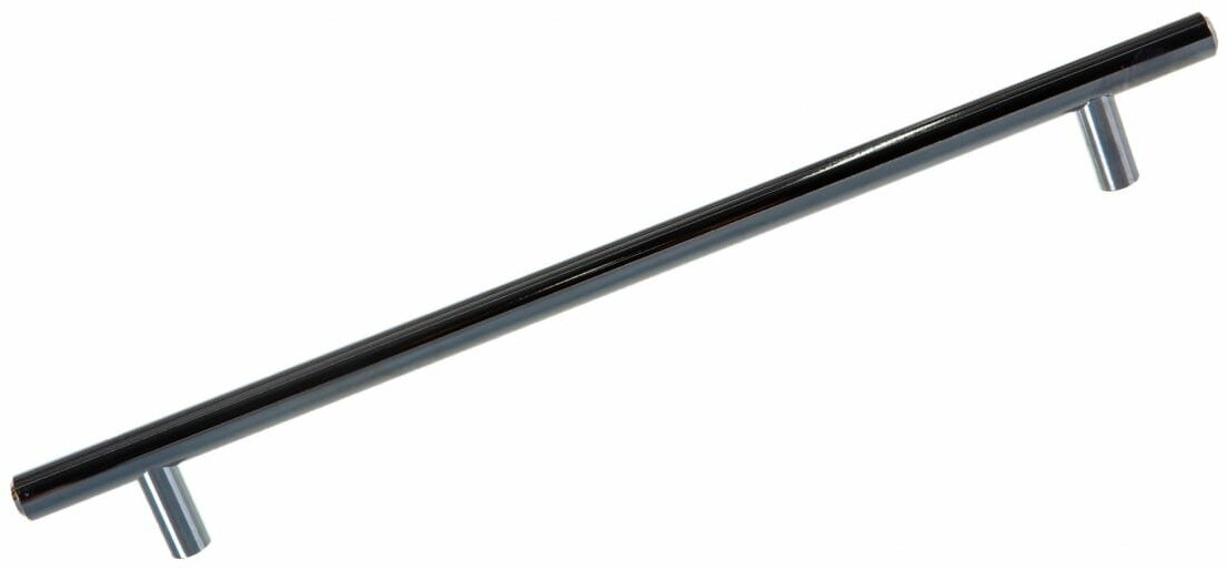Ручка-рейлинг мебельная D12х160-220мм, сталь/хром - фотография № 3