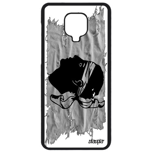 фото Чехол на мобильный xiaomi redmi note 9s, "флаг корсики на ткани" страна патриот utaupia