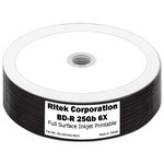 Диск BD-R 25Gb RiData (Ritek) 6x Full Printable bulk, упаковка 25 штук. - изображение