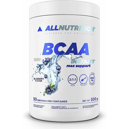 фото Bcaa instant max support allnutrition аминокислоты/ черника