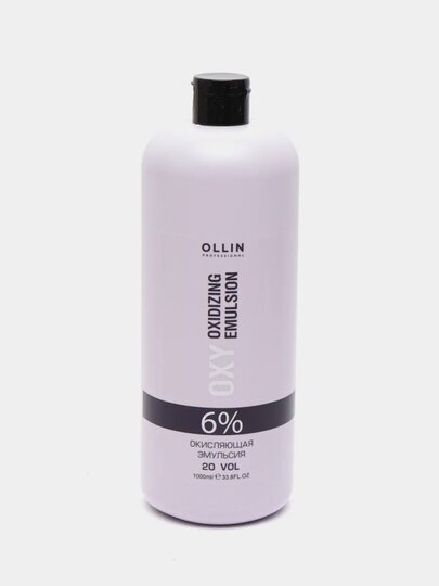 Ollin Professional Окисляющая эмульсия 6% 20vol., 1000 мл (Ollin Professional, ) - фото №3