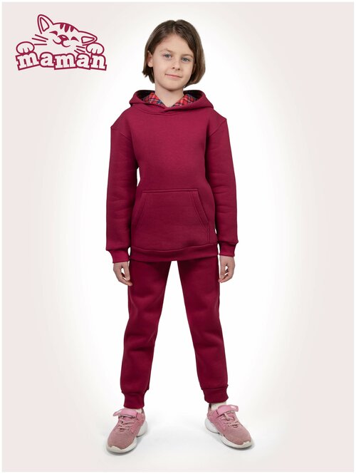 Комплект одежды Maman, размер 128, бордовый