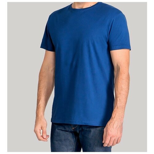 фото Футболка turon textile, размер 48, синий, бирюзовый