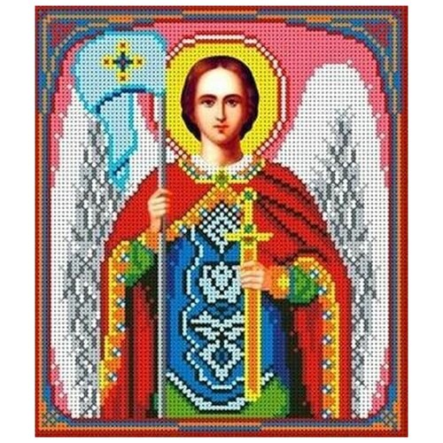 Рисунок на ткани Каролинка Святой Михаил, 19x22,5 см рисунок на ткани каролинка святой пантелеймон 7x9 см