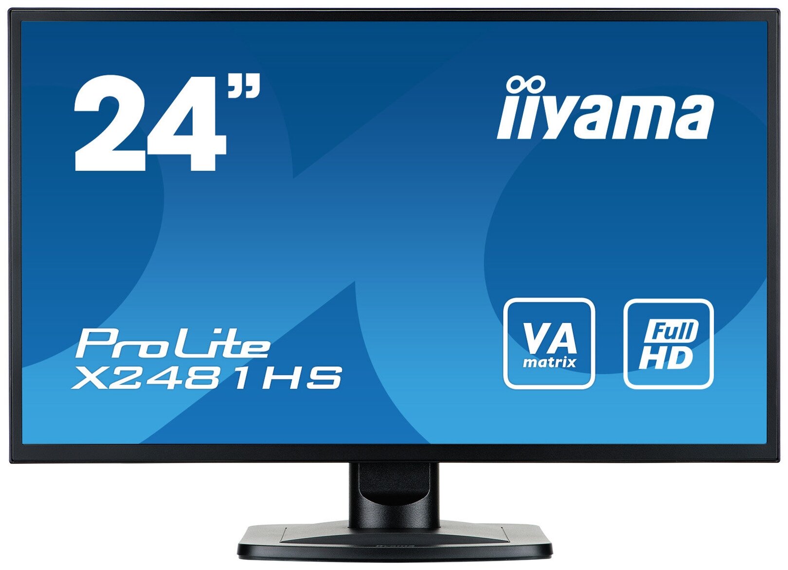 23.6"  Iiyama ProLite X2481HS-1, 1920x1080, 75 , *VA, 