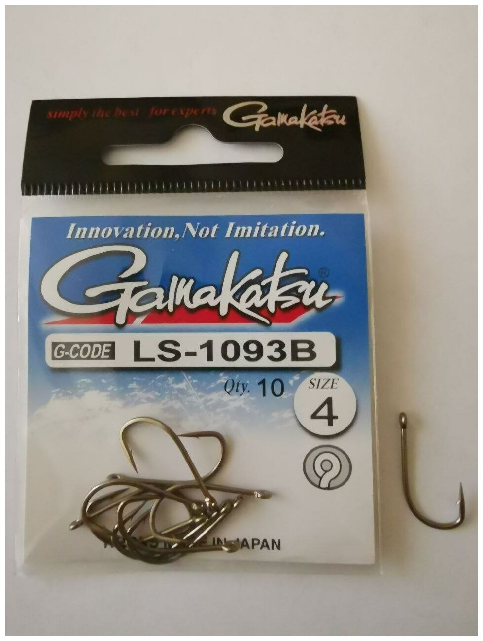 Крючок Gamakatsu Hook LS-1093B №4