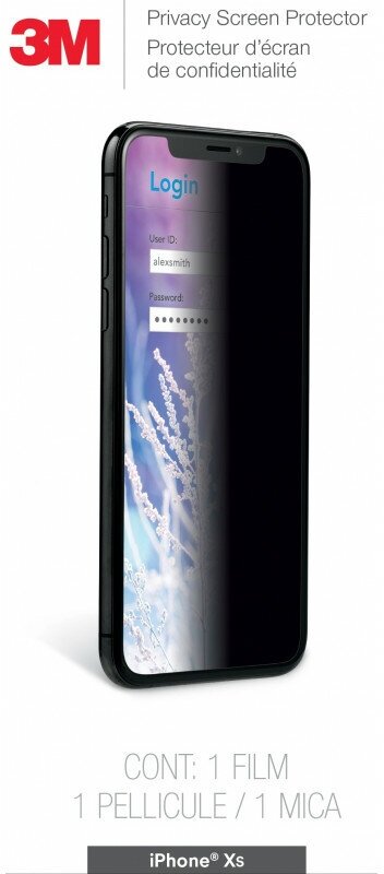Пленка защиты информации для экрана 3M MPPAP014 для Apple iPhone X/XS, 1 шт [7100189403] - фото №5