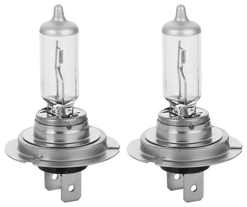 Лампа автомобильная галогенная OSRAM NIGHT BREAKER SILVER H7 64210NBS-HCB +100% 12V 55W PX26d 3200K 2 шт.