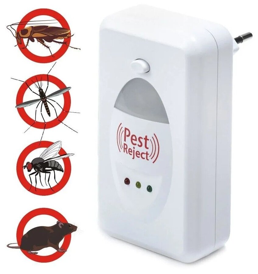 Ультразвуковой отпугиватель Pest Reject 5 шт - фотография № 2