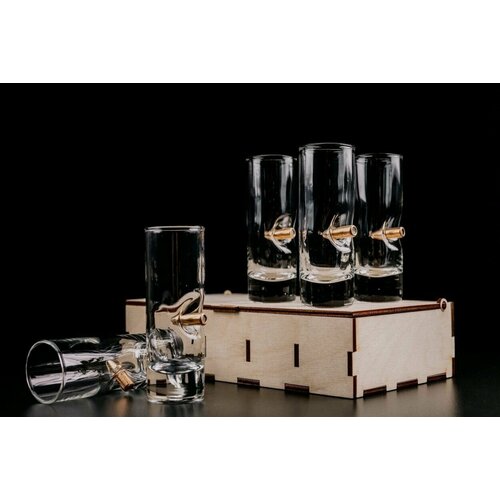 Набор стопок с пулей 