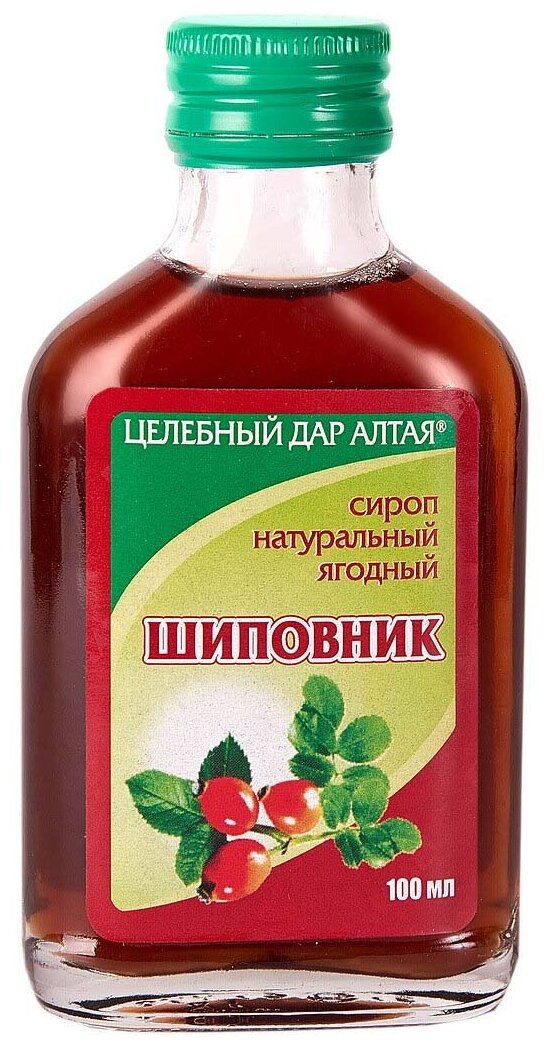 Сироп Целебный дар Алтая Шиповник фл.