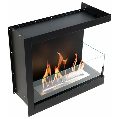 Встроенный биокамин Lux Fire Угловой 755 М (правый угол)