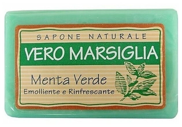 Nesti Dante Унисекс Мыло Vero Marsiglia Menta Verde (Зеленая мята) 150г