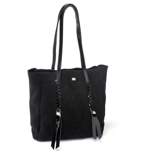 фото Женская сумка на плечо натуральная замша velina fabbiano 523190