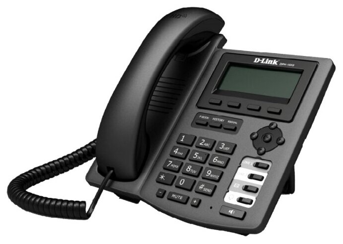 D-Link SMB VoIP-телефон D-Link DPH-150S/F5B IP-телефон с цветным дисплеем, 1 WAN-портом 10/100Base-TX и 1 LAN-портом 10/100Base-TX