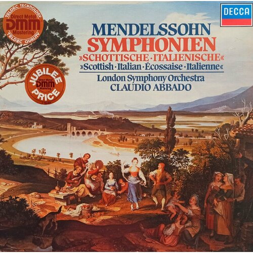 Mendelssohn. London Symphony Orchestra. Claudio Abbado (Germany, 1983) LP, EX+