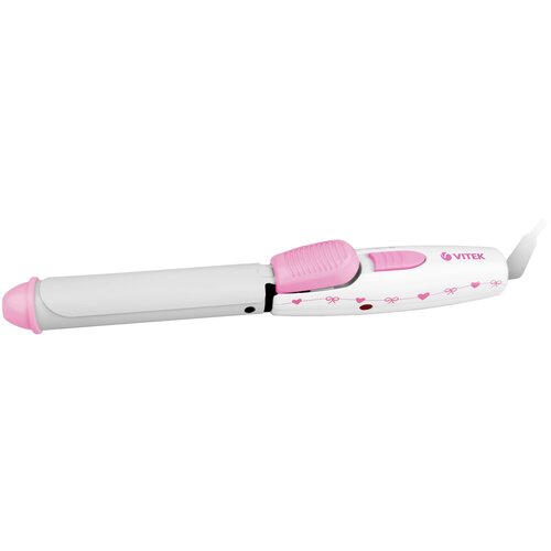 Плойка VITEK VT-8425, white/pink щипцы vitek vt 8425 junior jr