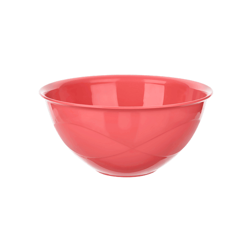 Круглая миска 3 л красного цвета