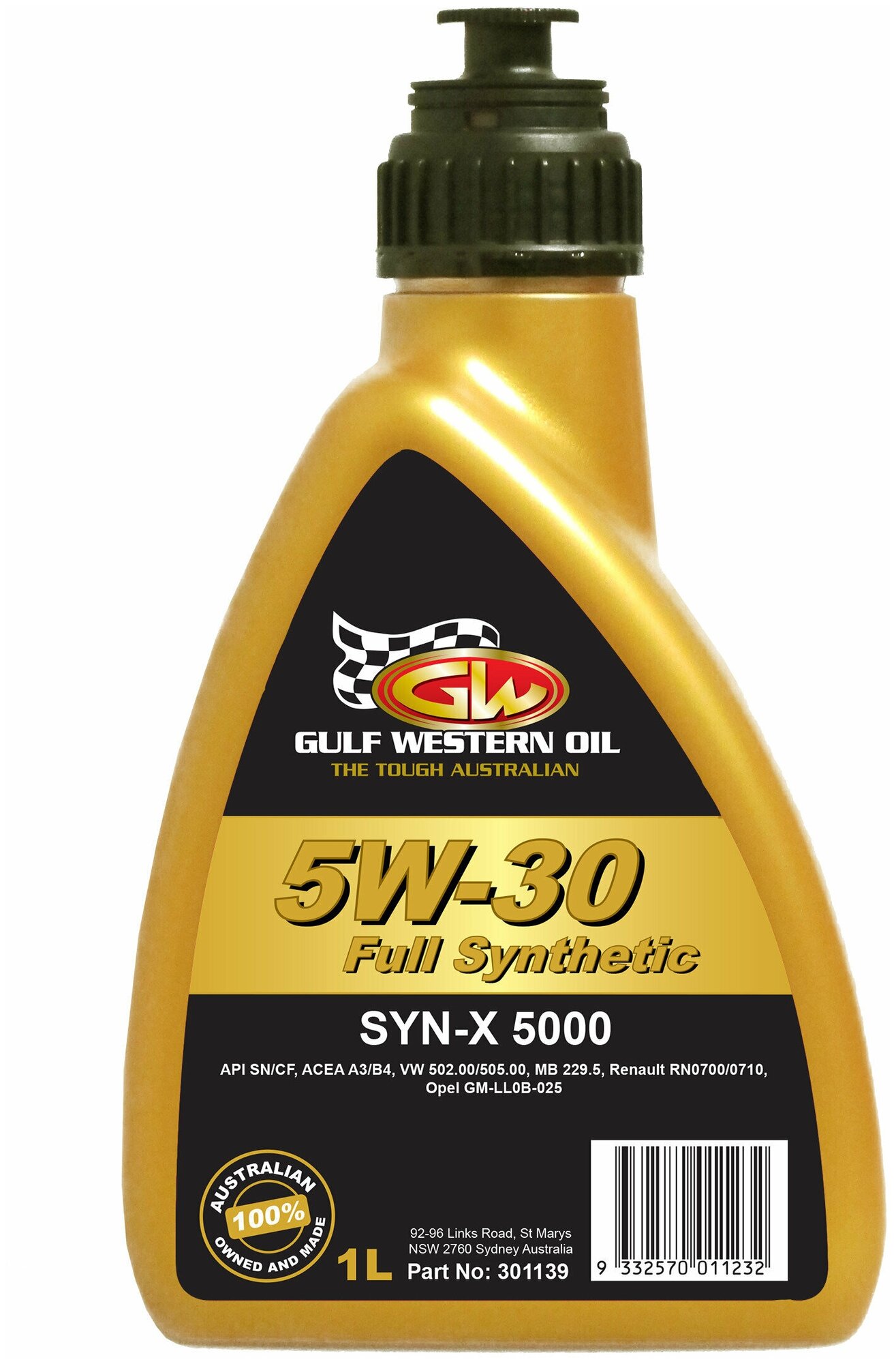 Моторное масло SYN-X 5000 5W30 1 л.