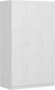 Шкаф для одежды ГУД ЛАКК Пегас 3 двери сборные, (ШхГхВ): 116.9х58х202 см, белый