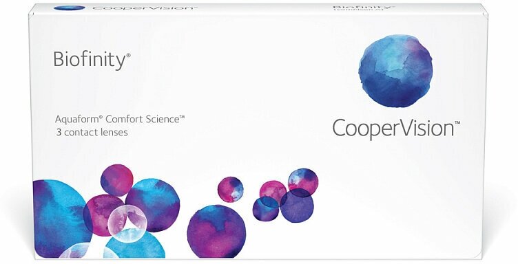 CooperVision Biofinity (3 ) -3.00 R 8.6