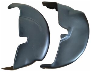 Подкрылки (локеры) задние Kia Rio седан III 2011 - 2017(пара, 2 шт. лев. + прав.), без крепежей (PPL-30747120)
