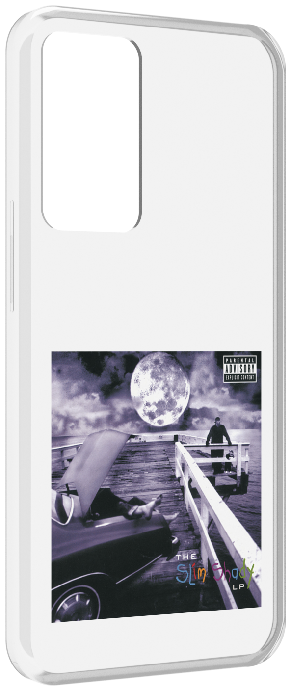 Чехол MyPads Eminem THE SLIM SHADY LP для OPPO Reno 8 Lite задняя-панель-накладка-бампер