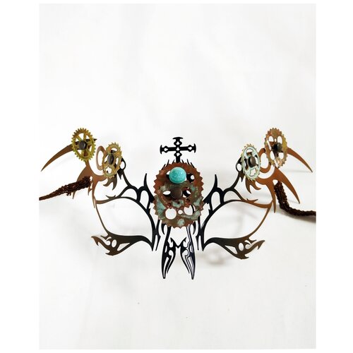 фото Металлическая маска steampunk giacometti