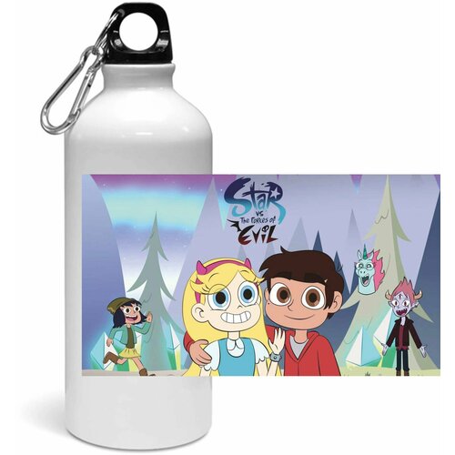фото Спортивная бутылка звёздная принцесса и силы зла № 39 bugrikshop