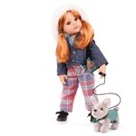Кукла Gotz Ханна на прогулке с собакой, 50 см (2159097) - изображение