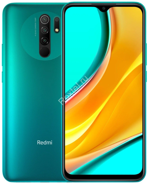 Xiaomi Redmi 9 4/128 ГБ Global, зеленый