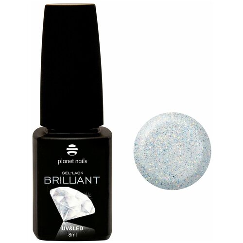 Гель-лак для ногтей Planet Nails Brilliant 714 Розовый бриллиант, 8 мл