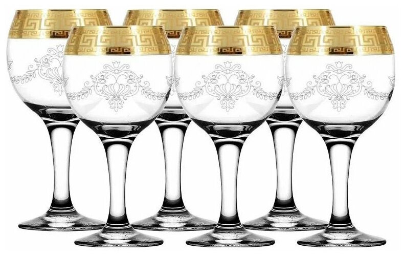 фото Набор рюмок ГУСЬ-ХРУСТАЛЬНЫЙ Барокко, 60 мл, 6 шт.