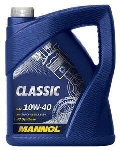 Моторное масло Mannol Classic 10W/40, 5 л, полусинтетическое - фото №3